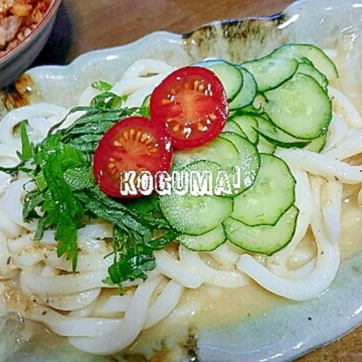 栄養満点！さわやか冷や汁うどん